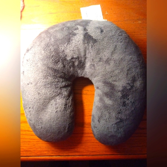Other - Small travel pillow in charcoal gray